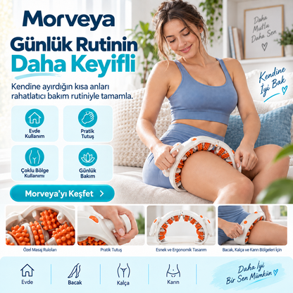 Morveya BodyRoll™ | Sıkılaştırıcı Vücut Masaj Aleti